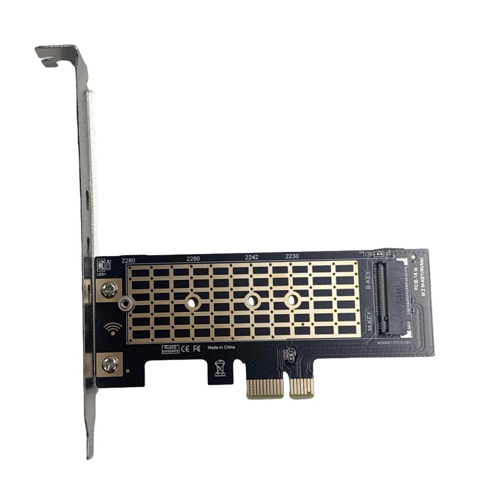 

SSD PCIE X1 Expansion Card 8Gbps M.2 NVME To PCIe 3.0 X1 Adapter M Key M.2 NVME SSD To PCIe 3.0 PCIE X1 Adapter Card чорний