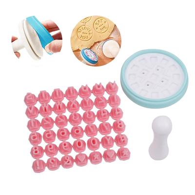 YOMDID Kreatywne Stempelki do Ciastek Litery Cyfry Forma do Drukowania Fondant Ciasteczka Ciasto Wykrawacz Dekoracja Kuchenne Narzędzia do Pieczenia