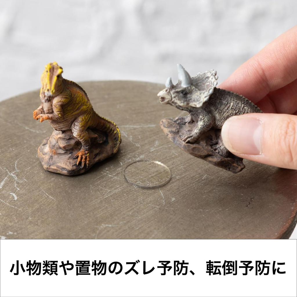 Cemedine TP-312 Rare Tack Double-Sided Adhesive Sheet, Transparent, Diameter 0.8 inches (20 mm) x