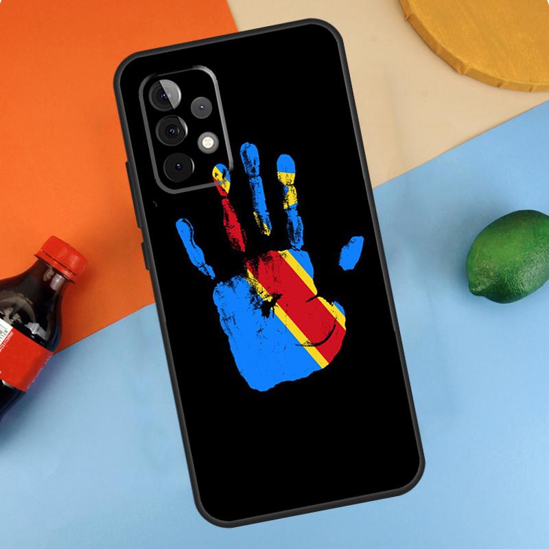 Democratic Republic of Congo Flag Case For Samsung Galaxy A32 A12 A22 A52 A06 A54 A34 A14 A56 A36 A26 A16 A13 A53 A15 A35 A55