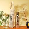 Kopparflaska med bärväska för dricksvatten BPA-fri läcksäker främjar matsmältnings- och leverhälsa, inspirerad av Ayurveda - 1 liter