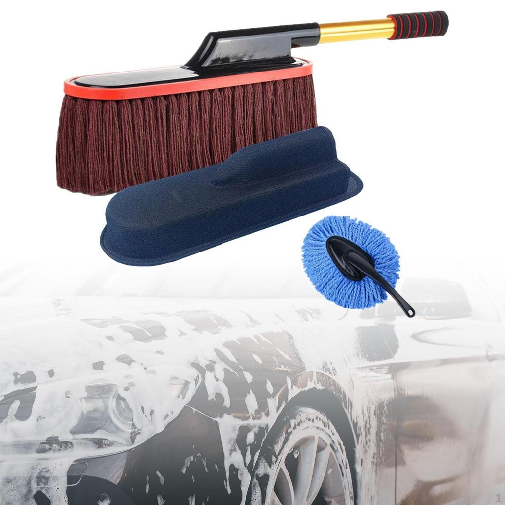 Buy Car Duster , Auto Cleaning Brush, Extendable Handle Dusting Tool