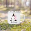 Personalized Mug Initial with Name Cup Custom Tea Coffee Hot Chocolate Mugs Wedding Bride Bridesmaid Mothers Day Gifts for Her