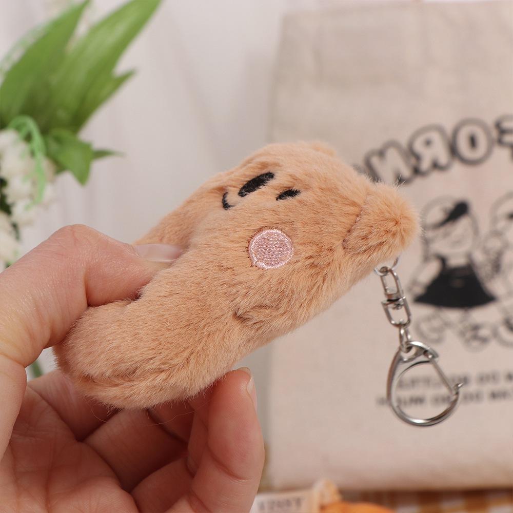 

Plush Stuffed Squeak Bear Doll Soft Chirping Bear Pendant Backpack Decor
