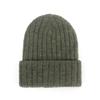 Solid Color Kids Knitted Beanie Hat Cat Ear Embroidered Bonnet Fashion Winter Cap  For Children