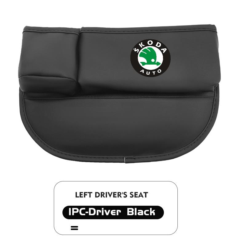 AAABT1 Car Front Seat Crevice Storage Box Pocket Cup Key Phone Holder Accessories For Skoda Octavia Superb RAPID FABIA KAMIQ KAROQ