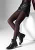 Braune Mikrofaser-Strumpfhose 70 Den Rippen 1944 Rib Legs
