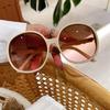 Luxury Brand Designer Round Sunglasses Women For Men  Vintage Fashion Sun Glasses Trendy Punk Oversized Big Frame Shades