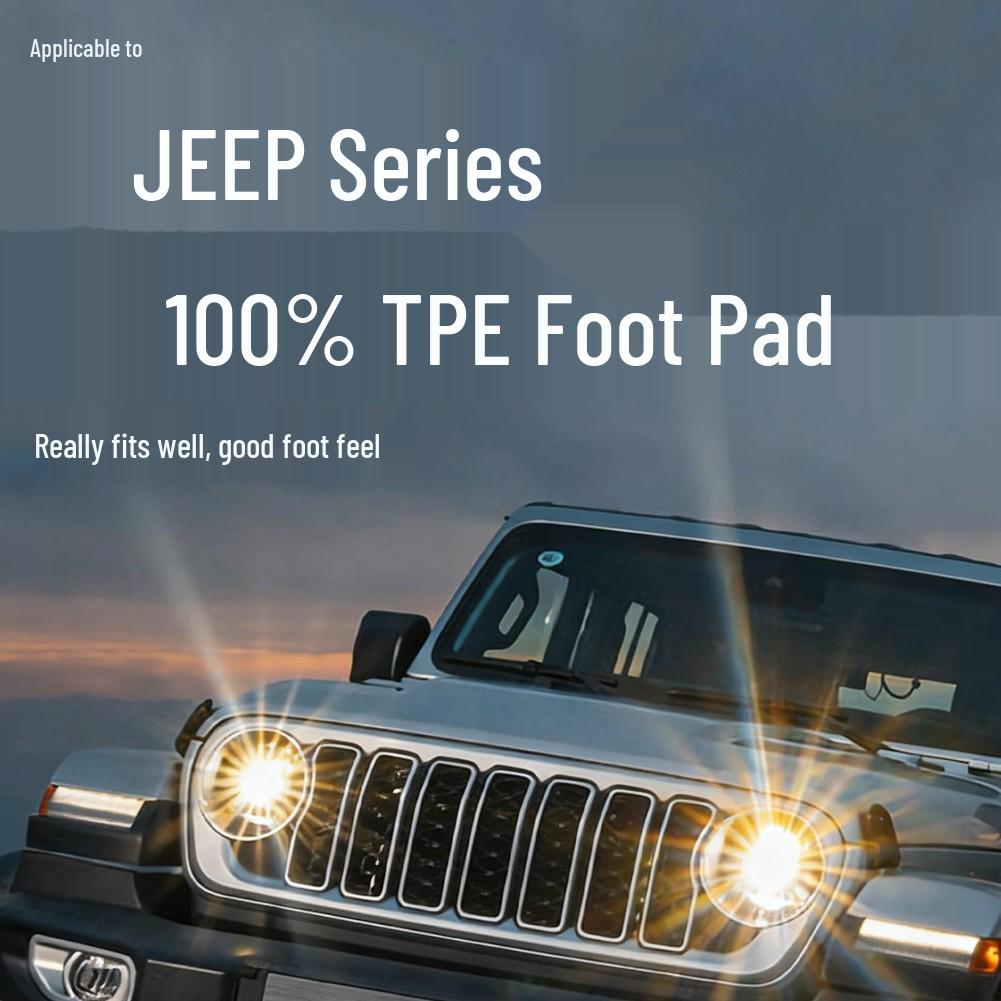 

14-25 JEEP Cherokee, Compass, Grand Cherokee, Wrangler ТПЭ Полуокружные Коврики в Салон Jeep Grand Cherokee / 2016-2021