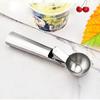 1Pieces Multifunctional Ice Cream Scoops Stainless Steel Dual-Purpose Scoop Fruit Watermelon Spoon Ball Scoop Outdoor Tableware