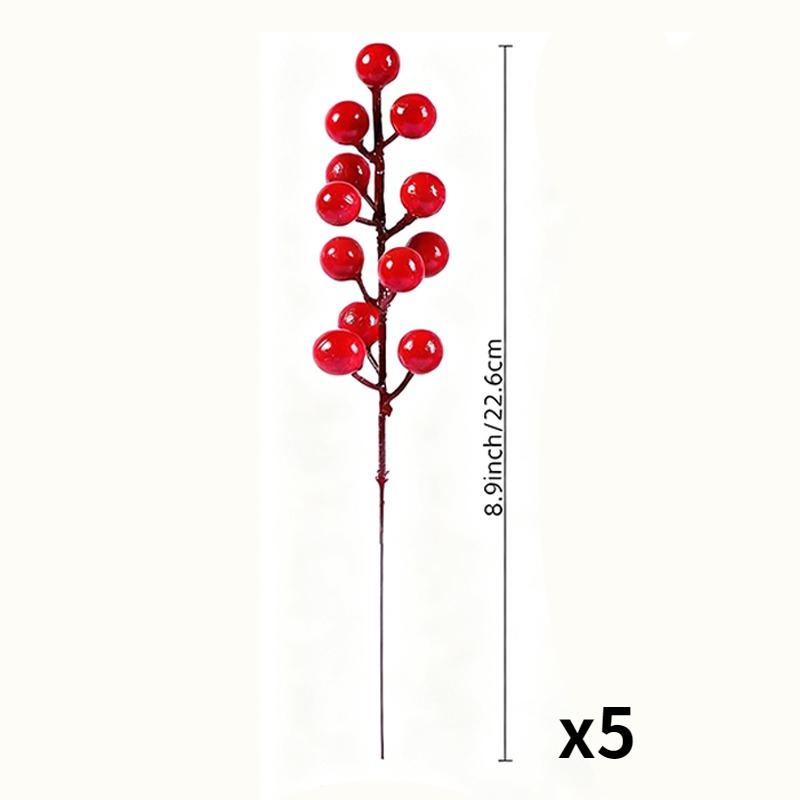 

5/10/15/20/30pcs Artificial Christmas Cedar Green Branches Christmas Tree Wreath Floral Arrangement Vase Winter Christmas Decor