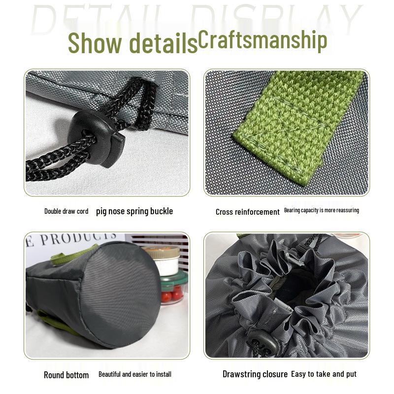 Eco-friendly Waterproof Insulated Double-Layer Logo Lunch Bag for Corporate Events