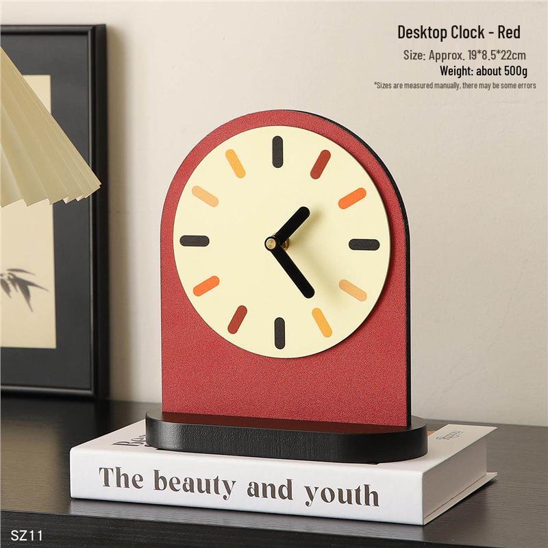 Elegant Digital Desktop Alarm Clock with Display and Tabletop Ornament