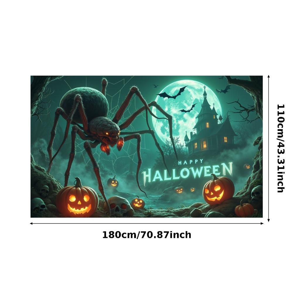 Holiday Banner Lanterns Party Prop Halloween Decor Dark Theme Scary Prop For Night Event Haunted House Holiday Event