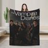 Coperta The Vampire Diaries Flanella Decorazione Dramma Horror Dark fantasy Coperte da Divano per Letto Viaggio Copriletti