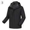 Qian Yiyang Men's 3-in-1 Windproof Waterproof Fleece-Lined Outdoor Jacket