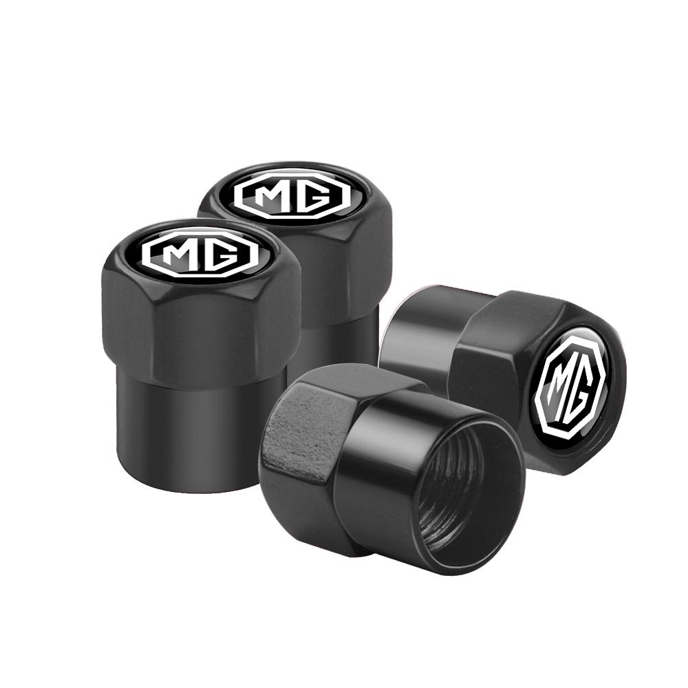 4Pcs Car Logo Wheel Tire Valve Caps Dust Cover Auto Accessory For Morris Garages MG Cyberster MG4 EV ES5 HS One GT GS MG3 ZS 5 7