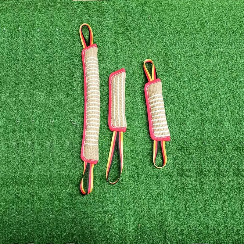 

Dog Training Coarse Hemp Bite Stick Bite Bite Pick Molar Dog Bite Stick Bite Target Pet Supplies Dog Training Supplies Long Single handle 27cm