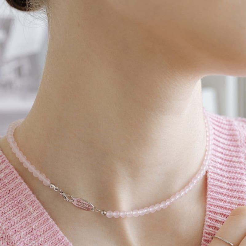 

SCALETTO WIL211 Pure Baby Pink Necklace silver