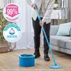 Spontex Aqua Revolution X'tra Kit mop a kbelík - Odděluje čistou vodu od špinavé - Čistí všechny podlahy - Mop