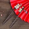 Ebony Tassel Retro Style Flowers Chopstick Hair Sticks Hair Styling Tools Hair Accessories Hairpin