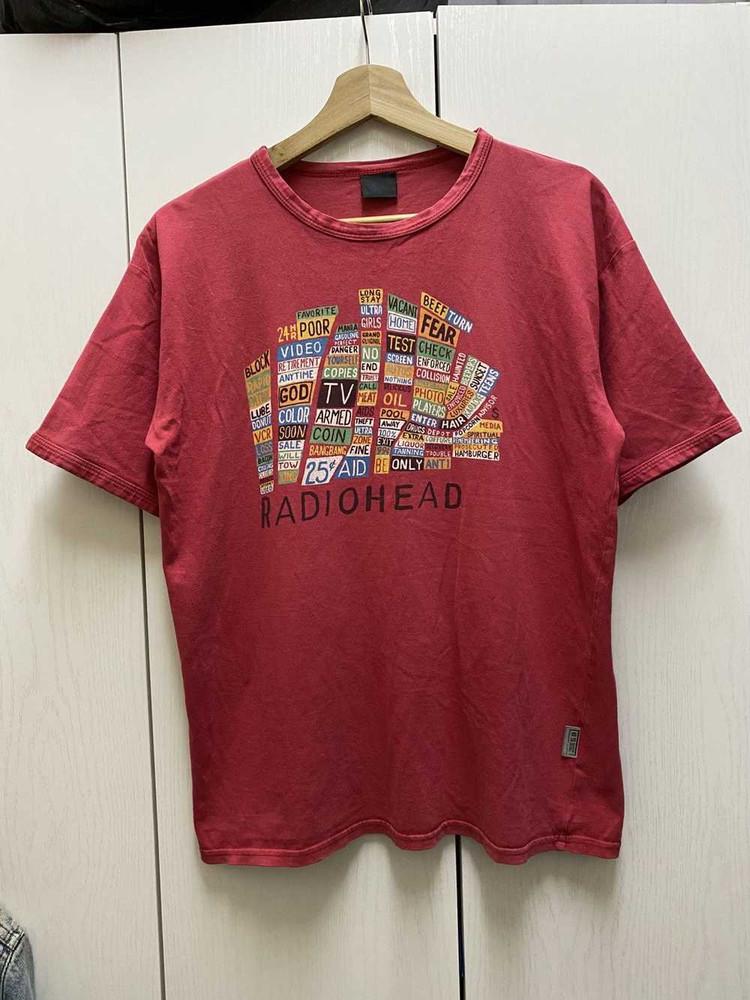Vintage Radiohead Band TShirt Crewneck Tee Concert Tour S5XL Rare PA3794 Unisex T-Shirt L