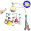 Rotatable Musical Crib Mobile with Projection & Rattle for Newborns (0-1 Year)