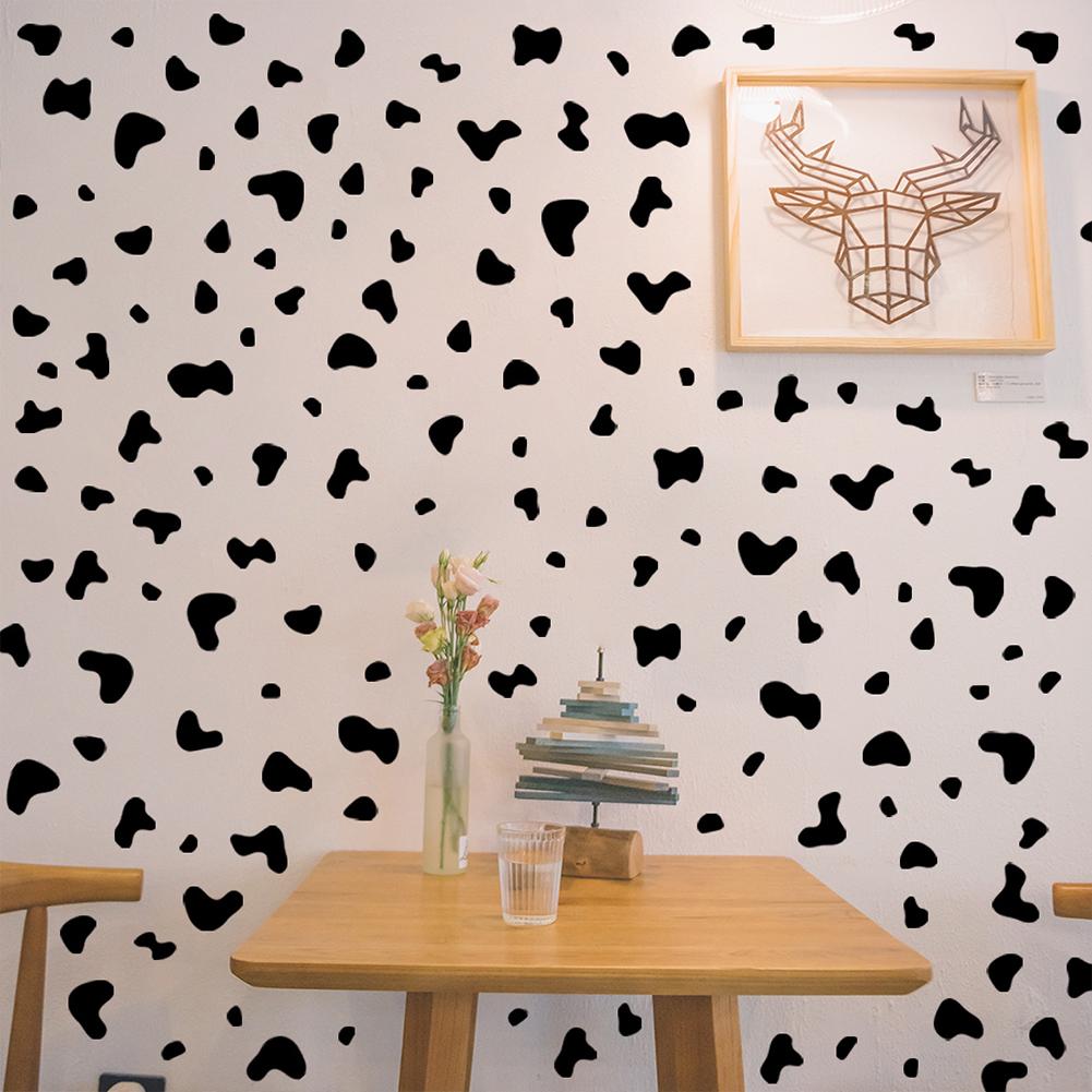 Removable Adhesive Cow Print Stickers Waterproof Cow Decals For Walls Bedroom Living Room Nursery