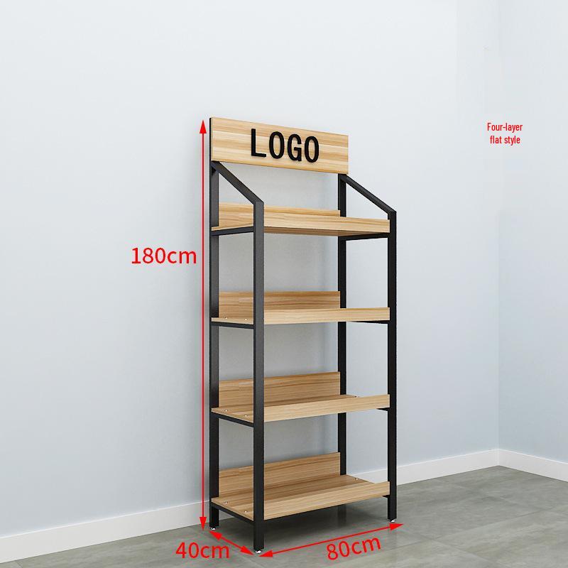 Slanted Multi-Layer Display Rack for Snacks, Jewelry, and Shoes