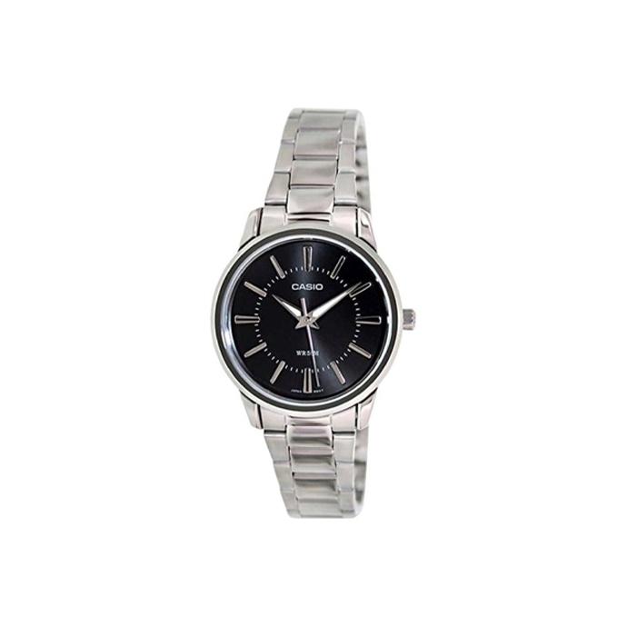 CASIO Women s Standard Series Black Watch LTP-1303D-1A LTP-1303D-1A Silver Watch Case