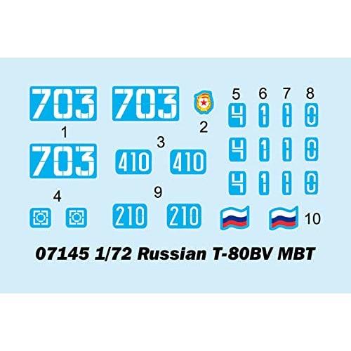 Trumpeter 1/72 scale Soviet T-80BV Main Battle Tank Plastic Model 07145