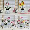 Butterfly Orchid Replica Potted Flower For Event Decor And Home Styling