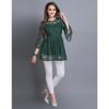 Beautiful Bollywood Ethnic Net Kurta Set Indian Women Top Tunic Kurti Set Dress