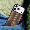 Retro Stripes Aesthetic Vintage Phone Case For iPhone 17 AIR 16 Pro Max 15 14 Pro 11 12 13 Shockproof Silicone Cover