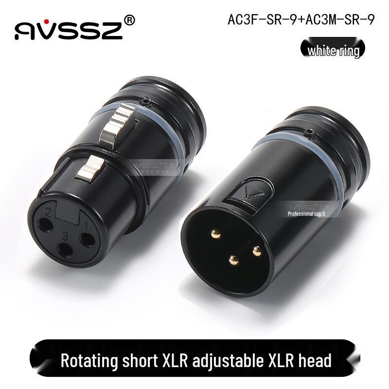 Right-Angle 3-Pin XLR Male to Female Microphone Audio Cable