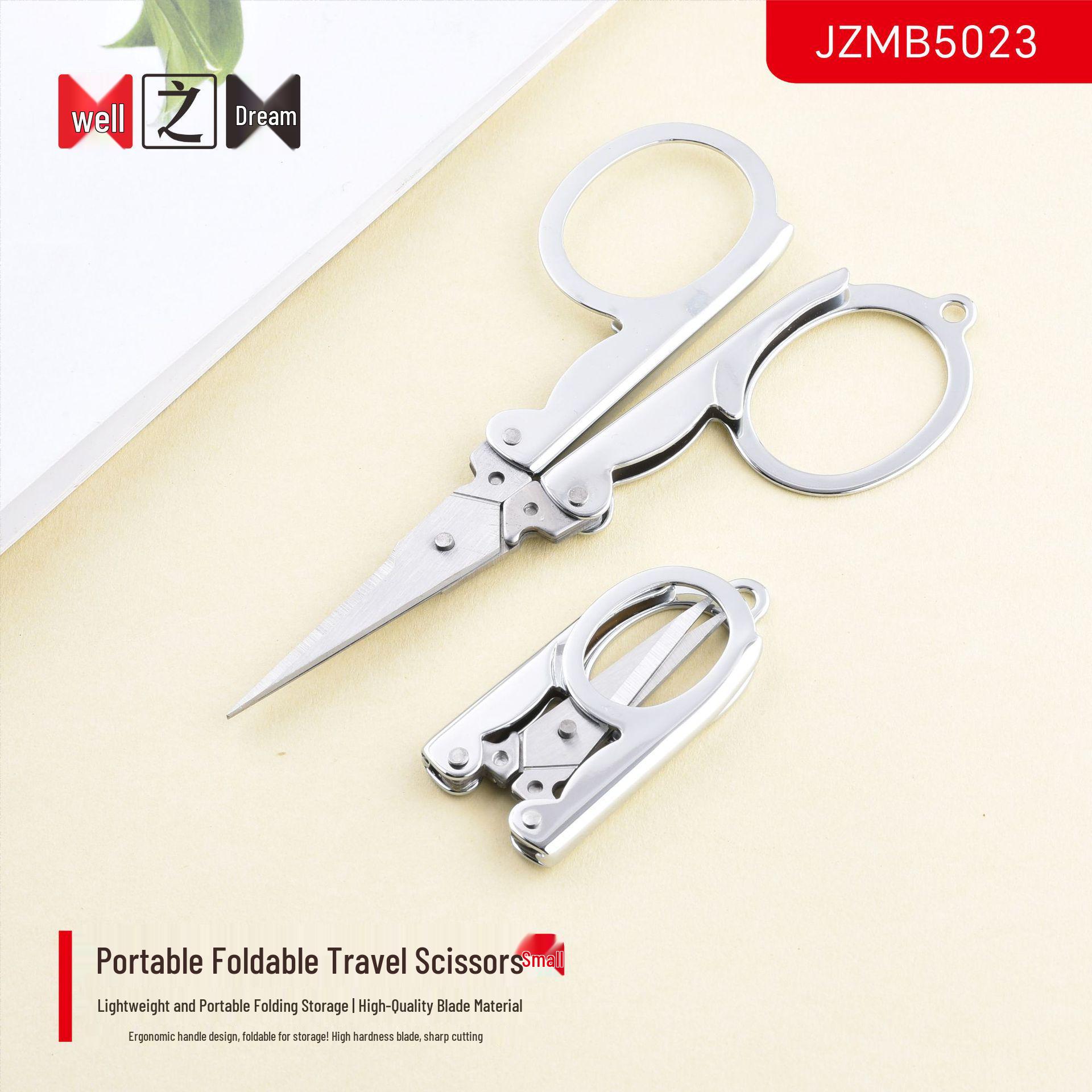 

Jingzhimeng 5023 Портативные складные дорожные ножницы для офиса, рукоделия и использования студентами. Not available