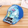 Breathable Cartoon Print Cap Cotton Child Sun Hat Fashion Kids Dinosaur Baseball Cap  Gifts