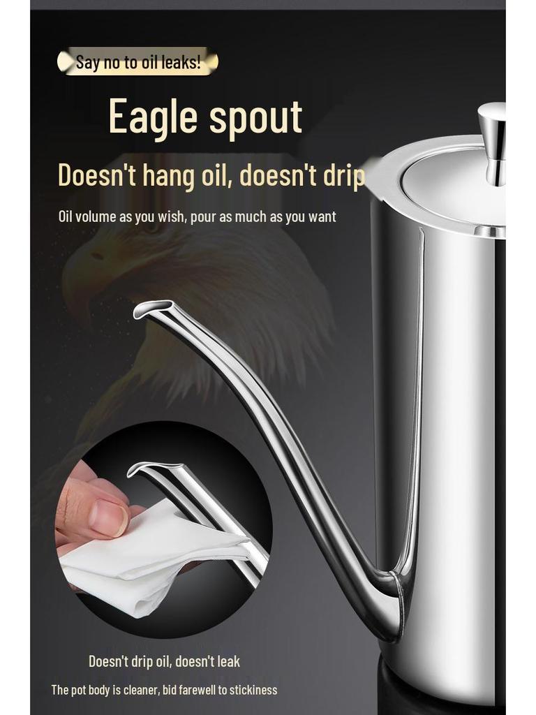 Mehrzwecköl- und Gewürzflasche aus Edelstahl 304 für die Küche