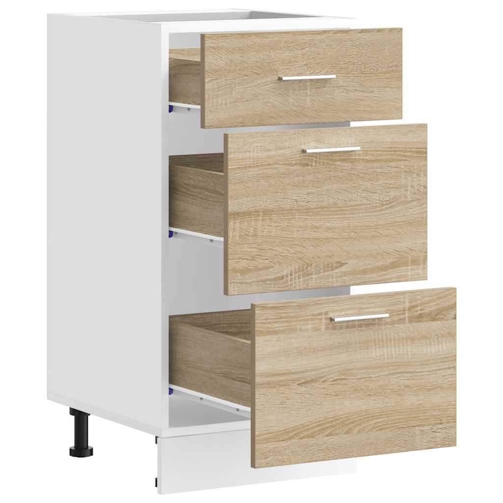 Lyon Under Cabinet In Sonoma Oak Finish 40 X 46 X 81.5 Cm Particleboard