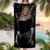ABBA Fashion Beach Towel Portable Soft Quick Dry Towel For Swimming Camping Holiday Use