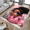 1PC Coffee Pink Non-Slip Floor Carpet, Suitable for Office, Bedroomand Playrooms. It Can Also Be Used As a Sofa Footrest coverT112