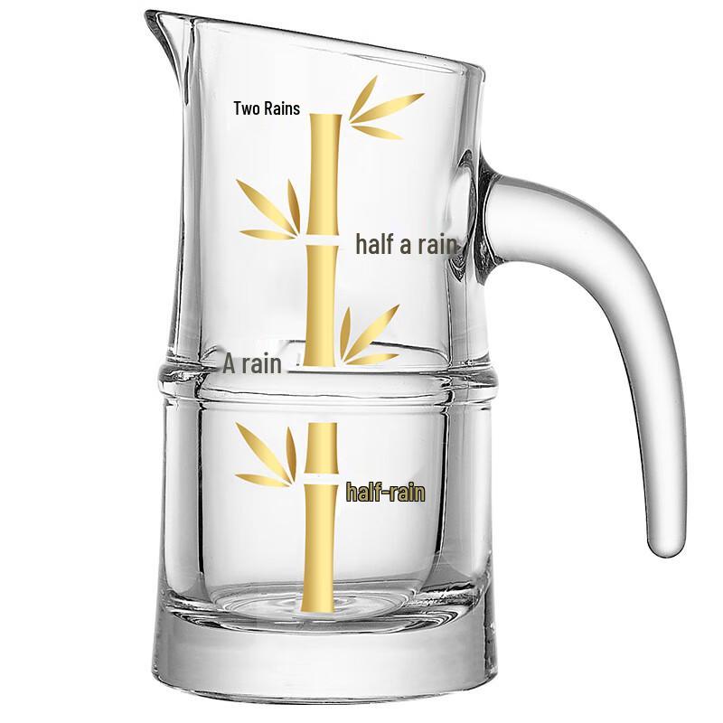 Shijin Gold Bamboo Knot Decanter & Baijiu Cup Set