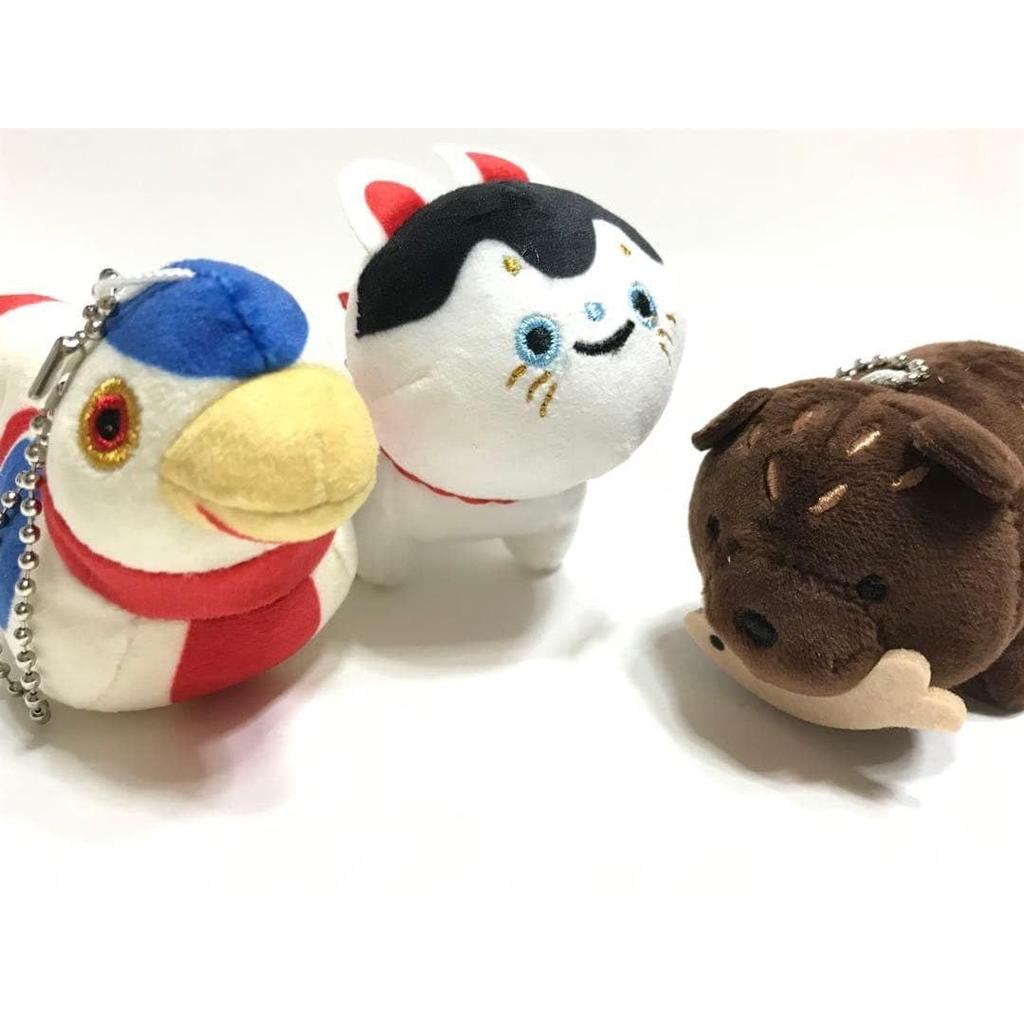 Eastern Japan Limited Local Toy Plush Doll 3-Piece Set Gacha