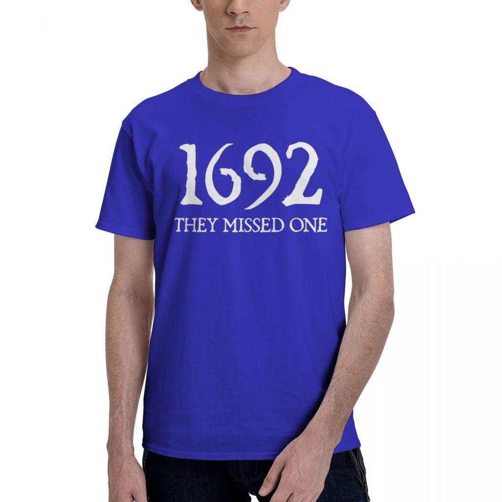 1692 They Missed One Letter 100 Cotton Casual Breathable Confortable Vintage Mens Clothing Deals Mens Wear