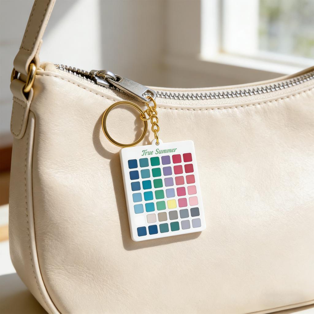 Season Color Analysis Keychain Color Guide Keychain Travel Essential For Makeup Artists And Style Consultants