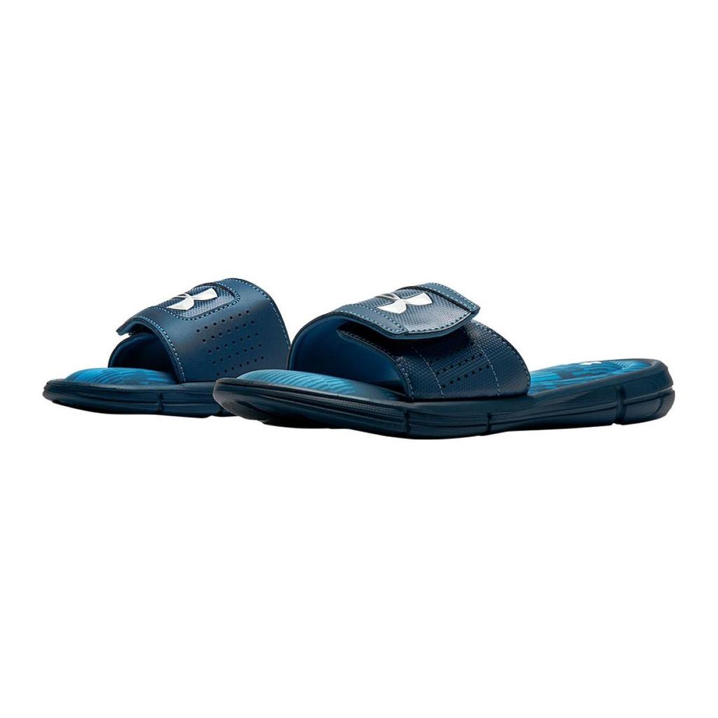 Under Armour Ignite Series Comfortable Versatile Lightweight Stylish Sponge Velcro Kids Slippers Kids slippers Blue 3021310-400