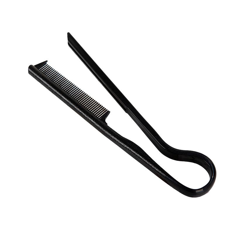 V-Shape Straightening & Volumizing Comb - Root Lift Styling Tool with Heated Teeth for Smoothing & Creating Natural Volume at Home Salon