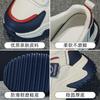 High-top dad shoes autumn and winter new leather muffin thick-soled small velvet casual shoes