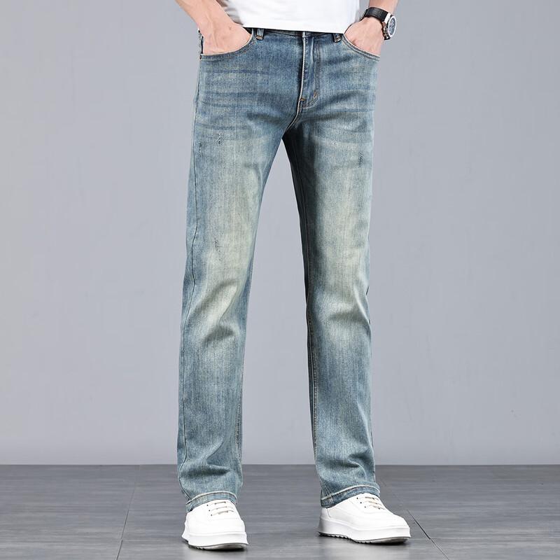 JEEP Men's Loose Straight Fit Jeans