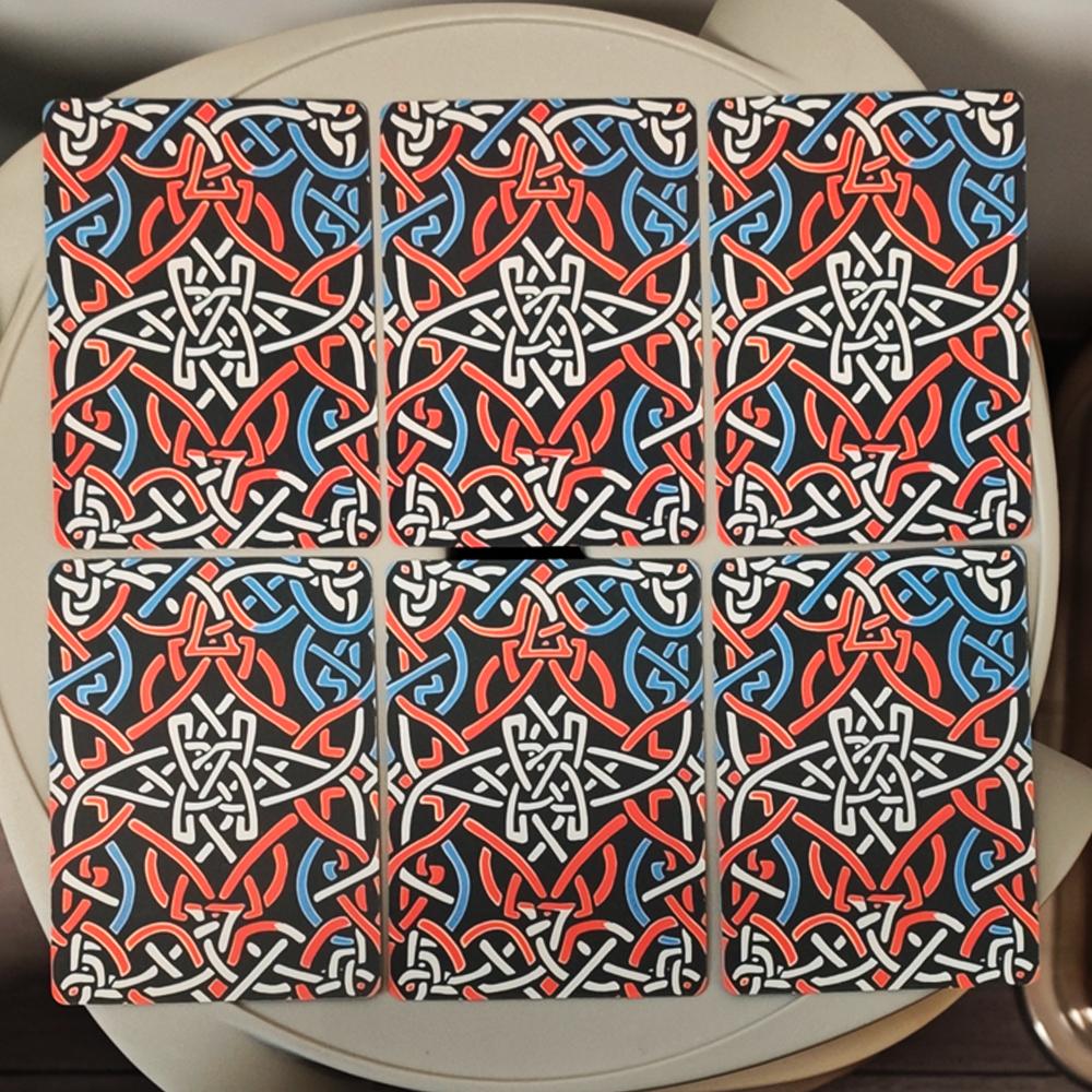 10.4*7.3cm Norwegian Woodcut Runes Deck 24 Cards Oracle Deck Elder Futhark Runes